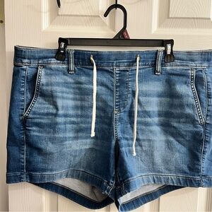 torrid Blue Denim Pull-Tie Shorts